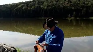 'Scarborough Fair' and 'She's Like the Swallow' on mtn dulcimer by Tim Seaman at Spruce Knob Lake WV