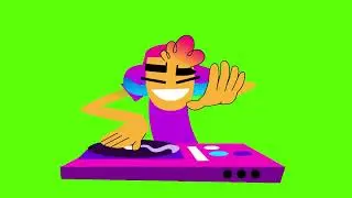 dj green screen effect