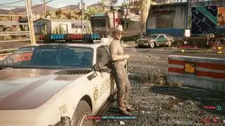 Sheriff's car that you can only see in Nomad lifepath - Cyberpunk 2077