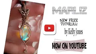 Wire wrap pendant tutorial.