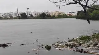 Perumbakkam Lake @ My Home Rain Affected By Nivar Cyclone