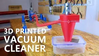 3D Printed Vacuum Cleaner For CNC Machine