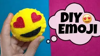 DIY. EMOJI из ФЕТРА//Игрушки из фетра//Emoji from FELT 😍