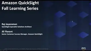 Virtual Admin Workshop: Working with QuickSight API’s
