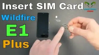 HTC Wildfire E1 Plus Insert The SIM Card