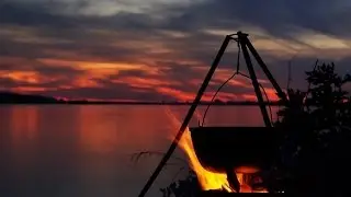 Шурпа из утки на костре! Отдых на природе! 2 часть