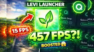 Levi Launcher ☘️ for MCPE | FPS Boost Client 🔥 Launcher | Minecraft PE | How To Fix Lag In MCPE.