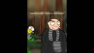 Gru needs to find the girls | My Animated version :D | #despicableme #gru #memes #animation #shorts