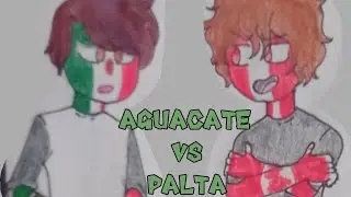 ¡¡Aguacate vs Palta!! Pelea de México y Perú || Countryhumans ||