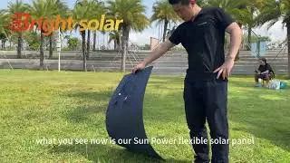 Sunpower lightweight solar panels