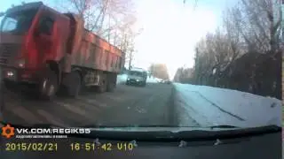 ДТП Омск  пр  Мира  21 02 2015
