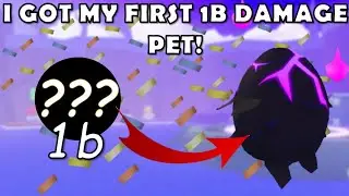 Pet Simulator X Halloween Update! I Got My First 1B Damage Pet! (Yes, I'm Noob)