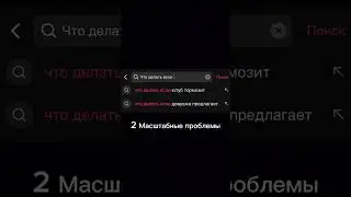 2 масштабные проблемы