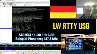 ATS25X1 DSP Weltempfänger ► Langwelle USB RTTY 147,3 kHz ► Longwave under 150 kHz