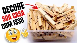 4 idéias com prendedores de roupa de madeira | Faça Você Mesmo | Impressionantes