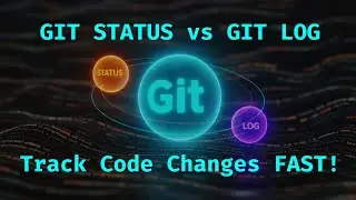 Git Status vs Git Log Explained in 5 Minutes! (Track Changes Like a Pro)