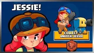 Выбил нового бойца ДЖЕССИ в Brawl Stars.