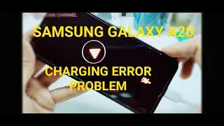 Samsung Galaxy A20 Charging error Triangle Problem//How to fix