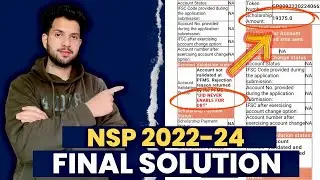 Nsp Scholarship 2022-24 All Problems Solved| DBT Never Enabled Solution | #Sent to pfms