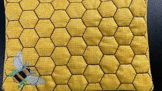 Mug Rug (coaster) Hive/Bee Design Stitch Along