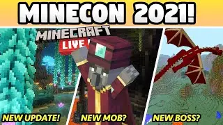 MINECON 2021! WHAT WE KNOW SO FAR! (New Update, Mob Vote/ Biome Vote?) Minecraft 1.19
