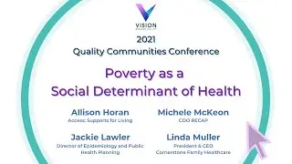 Poverty as a Social Determinant of Health Panel- 2021 VHV QCC