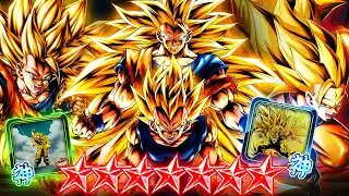 PERHAPS SSJ3 WILL BE PEAK WITH A ULTRA! THE WRATH OF THE TRIPLE SSJ3 TEAM! | Dragon Ball Legends