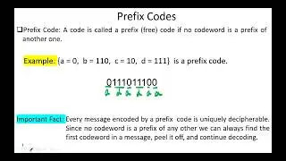 Prefix Codes