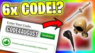 *6 Code!?* ALL NEW PROMO CODES in ROBLOX !!? (August 2020)