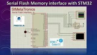 Serial Flash (SPI) Memory Interface with STM32 | STM32 Microcontroller project | SPI Protocol