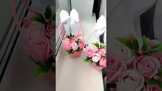 Букет из мыльных роз