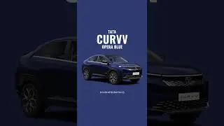 Tata Curvv SUV Opera Blue Color