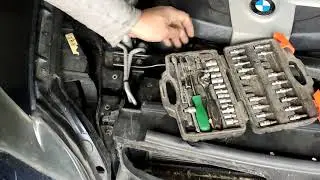 Замена замка крышки капота BMW X5 E70