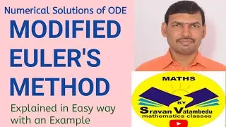 Modified Euler's Method 
