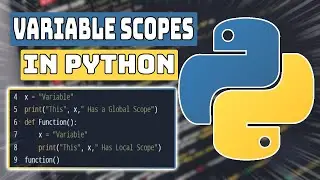 Global VS Local Variables in Python | Python Tutorial for Beginners