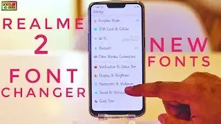 Realme 2 Font Changer | Change Fonts in Realme 2