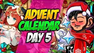 DAY 05 - Genshin Impact Adventskalender Event 2022 | Giveaway FREE Primogems | Advent Calendar XMAS