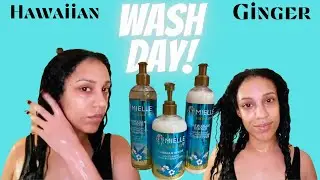 Wash Day with Mielle Hawaiian Ginger Moisture RX | Hair & Clay Facial Combo
