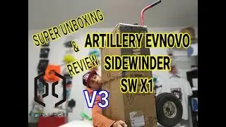 Artillery EVNOVO Sidewinder SW-X1 V3 - SUPER UNBOXING e ANÁLISE [PT-PT]