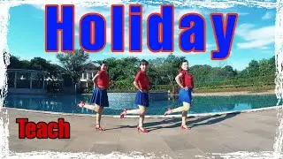 😍HOLIDAY Line Dance (Teach)