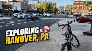 Exploring Hanover, Pennsylvania by Bike & Drone 🇺🇸 | 4K City Tour