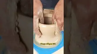 Como fazer um vaso de barro em casa.