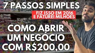 COMO COMEÇAR UM NEGÓCIO COM POUCO DINHEIRO | EMPREENDER