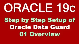 Oracle 19c DataGuard Step by Step Setup 01 Overview - NEW Version Available