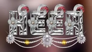 How To Make Glass Font Editing Glass Font Name Editing In Pixellab pscc 2023 |Ashu Creation