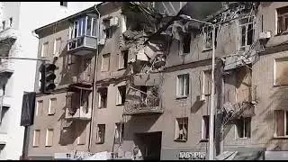 Прилёт по Харькову,это самый центр города