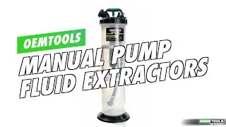 OEMTOOLS Manual Pump Fluid Extractors - 360