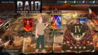 Raid: Shadow Legends- Live Arena session, details, 5 tokens(Bronze IV tier)