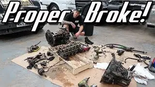 Blown Engine Tear Down! I Really Broke It K20a2 Honda Civic