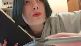 АСМР/ASMR рисую тебя (таппинг, звуки ногтей)